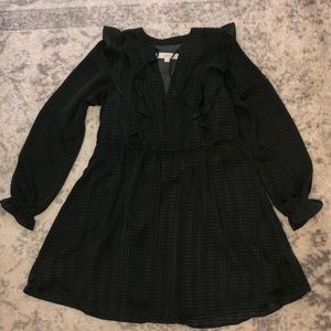 LOFT Green Peasant Dress size XS